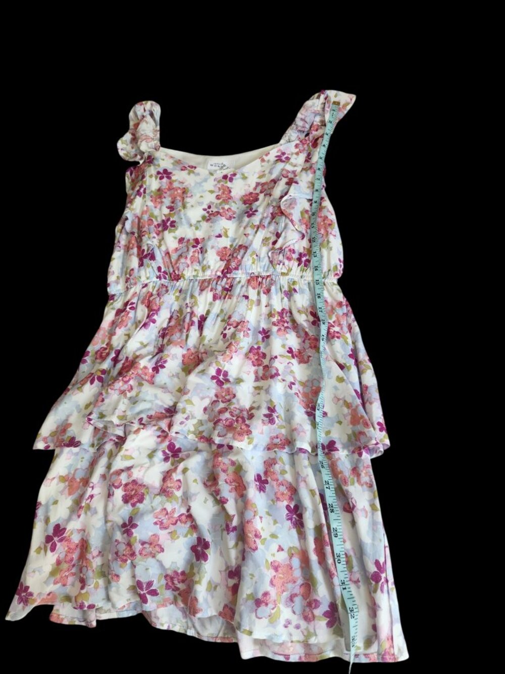 🌸 Emily Wonder Floral Tiered Mini Dress Large NWT 🌸 - Picture 11 of 12